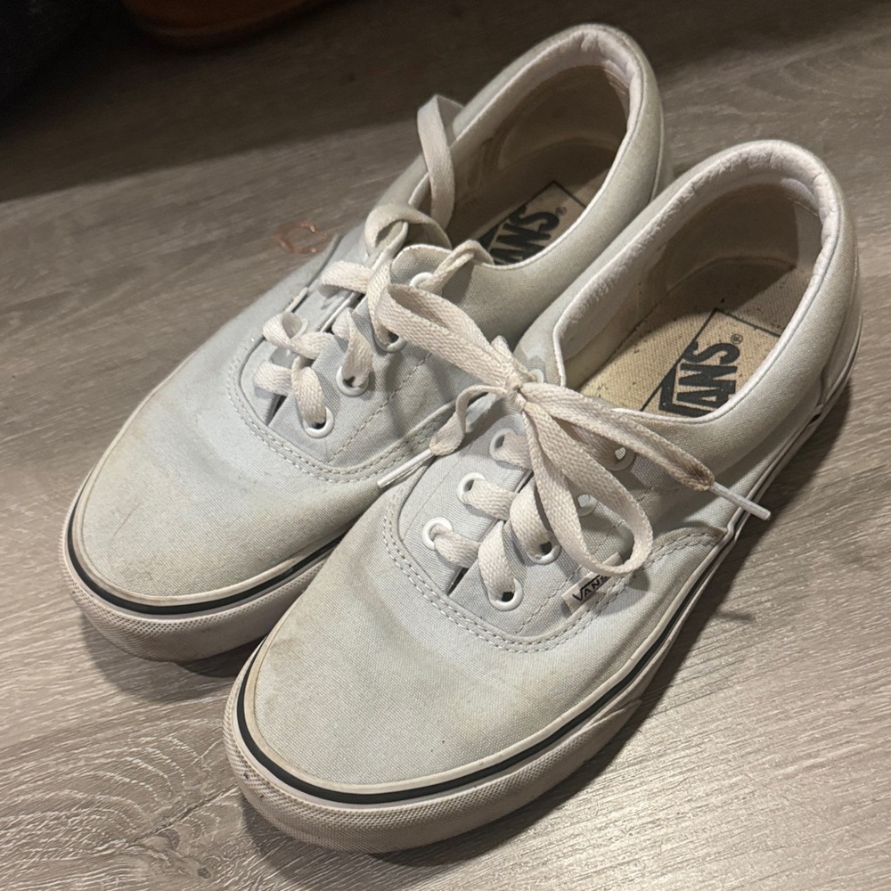 Vans Pale Blue Canvas Sneakers